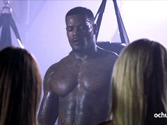 Tetas grandes, Negro, Rubia, Estilo perrito, Cuadrupleta, Grupo, Hd, Interracial