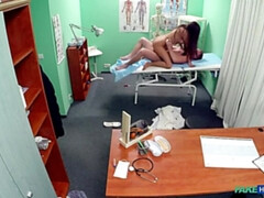 Mamada, Médico, Estilo perrito, Enfermera, Oficina, Pov, Coño, Uniforme