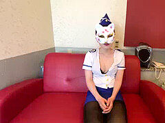 Amateur, Pieds, Japonaise, Orgasme, Collant, Petite femme, Police, Spandex