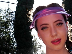 18, デカ尻, カワイイ, アウトドア, 小柄, ティーン, オッパイの