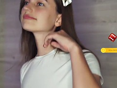 素人, 美女, 茶髪の, エロティック, フェティッシュ, オナニー, 一人, オッパイの