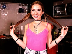 Минет, Сперма во рту, Семяизвержение, Ласковые ручки, Поцелуи, На кухне, Рыжие, Тощие