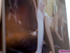 Grosse titten, Blondine, Schwanz, Familie, Handjob, Milf, Mutti, Stiefmutter