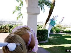 アメリカ人, フェラチオ, イマラチオ, 顔射, ヒール, 淫乱熟女, フェラする, ヒモパン