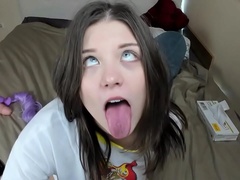 Arsch, Dildo, Unschuldig, Masturbation, Orgasmus, Muschi, Solo, Titten