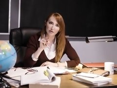 デカ尻, デカパイ, キス, なめる, オナニー, 赤毛, 女子高生, オッパイの
