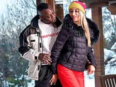 Amateur, Rubia, Mamada, Estilo perrito, Interracial, Tatuaje, Adolescente, Tetas