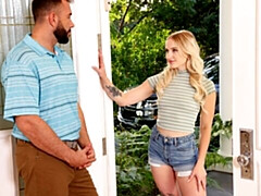 お尻, デカチン, ブロンド, バック, 自然山雀, 剃毛, ティーン, オッパイの