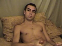 Spermaladung, Schwul, Masturbation