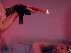 舐める尻, 美女, ボンデージ, チン, なめる, 自然山雀, ピアス, おもちゃ