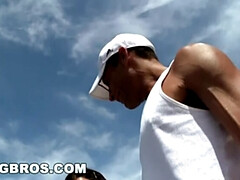 茶髪の, チン, ハードコア, 異人種間, 怪物, 自然山雀, アウトドア, 小柄