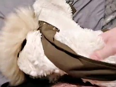 Miss Selfridge Khaki Luxe Fur Hood Parka - Wank Video