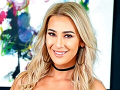 Blonde, Léchez, Lingerie, Mère que j'aimerais baiser, Chatte, Rasée, Jarretelles, Dénudage