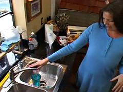 Tetas grandes, Morena, Doble penetracion, Tetas