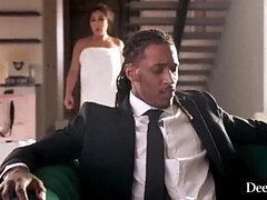 アナル, デカチン, フェラチオ, 茶髪の, イマラチオ, チン, バック, Hd