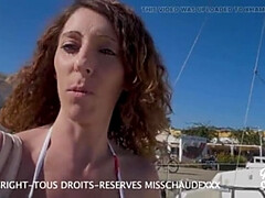 フェラチオ, バック, フランス人, グループ, 自然山雀, アウトドア, ラフ, フェラする