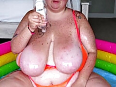 Amateur, Culo, Gorda, Tetas grandes, Loco, Desnudo, Piscina, Coño