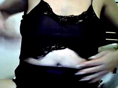 brazilian milf plays with me on skype