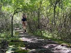 Любители, Жопа, Мастурбация, На природе, Киски, Соло, Сиськи, Игрушки