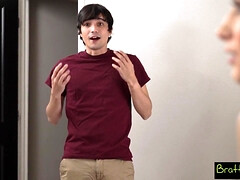 ブロンド, フェラチオ, チン, 顔射, 毛深い, ハメ撮り, オマンコ, 三人