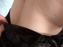 Arsch, Tussi, Verrückt, Lingerie, Masturbation, Reif, Rotschopf, Titten