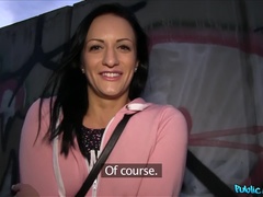 Public Agent (FakeHub): Ab-Solutely sexy babe fucks for free cash