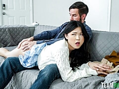 18, デカ尻, デカチン, フェラチオ, 茶髪の, バック, 自然山雀, ティーン