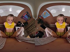 Blondine, Blasen, Hochschule, Behaart, Hardcore, Pornostars, Pov, Realität