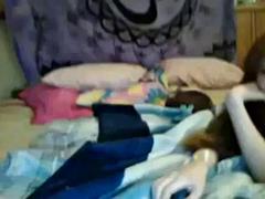 Blasen, Paar, Rotschopf, Netzkamera