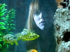 Kont, Zwart, Blond, Erotisch, Lesbisch, Natuurlijke tieten, Buiten, Tieten likken