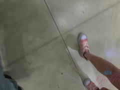 Bad, Grosser arsch, Blasen, Fingern, Flashen, Küssen, Zierlich, Rasiert