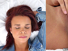 Masturbatie, Orgasme, Roodharige vrouw, Tiener