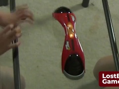 Lesbian Strip Game Gone Wild - Mika & Julie Fuck After Losing Bet