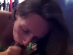 AMWF - Girlfriend gives blowjob with cumshot POV