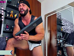 Grosse bite, Masturbation, Muscle, Solo