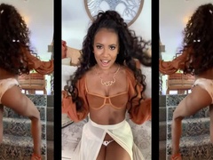 茶髪の, ドレス, 黒人, ヒール, 自然山雀, スカート, ヒモパン, オッパイの