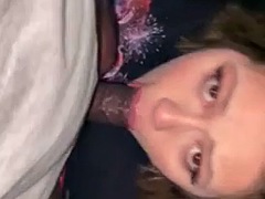 素人, 美女, ぽっちゃり, ブロンド, フェラチオ, ぽちゃ, イく瞬間, 異人種間