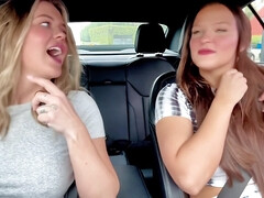 Venessas Butt & Wisconsin Tiff Use Remote Controlled Vibrator In Public Drive Thru