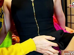 Amateur, Brunette brune, Première fois, Français, Petite amie, Petite femme, Maigrichonne, Adolescente