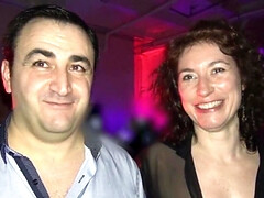 Grosse titten, Blondine, Blasen, Braunhaarige, Paar, Gruppe, Handjob, Swingers