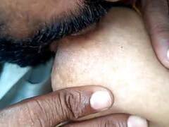 美人, カップル, 自家製, インド人, なめる, メイド, 熟年, 母乳