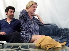 Américain, Salle de bains, Grosse bite, Gros seins, Plantureuse, Éjaculation interne, Tir de sperme, Mère que j'aimerais baiser