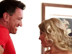 アナル, お尻, デカチン, デカパイ, ブロンド, 顔射, 現実, オッパイの