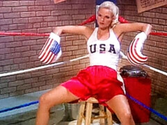 Blonde, Sucer une bite, En levrette, 2 femmes 1 homme, Mère que j'aimerais baiser, Sport, Nénés, Rétro ancien