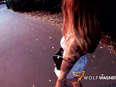 Blasen, Deutsch, Hd, Milf, Pov, Öffentlich, Tätowierung, Titten