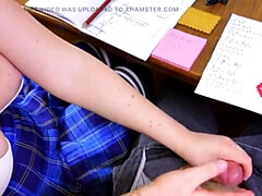 Grosser schwanz, Grosse titten, Spermaladung, Handjob, Pov, Öffentlich, Student, Jungendliche (18+)