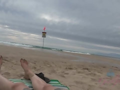 A fun day at the beach with Haley!