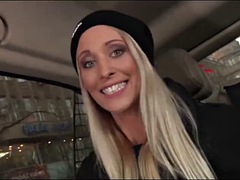 Tussi, Grosse titten, Auto, Deutsch, Hardcore, Flotter dreier, Titten
