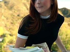 茶髪の, 顔面騎乗, 指いじり, レズビアン, なめる, 淫乱熟女, 母, 義母