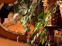 Blondine, Blasen, Europäisch, Absätze, Milf, Strümpfe, Vintage, Ehefrau